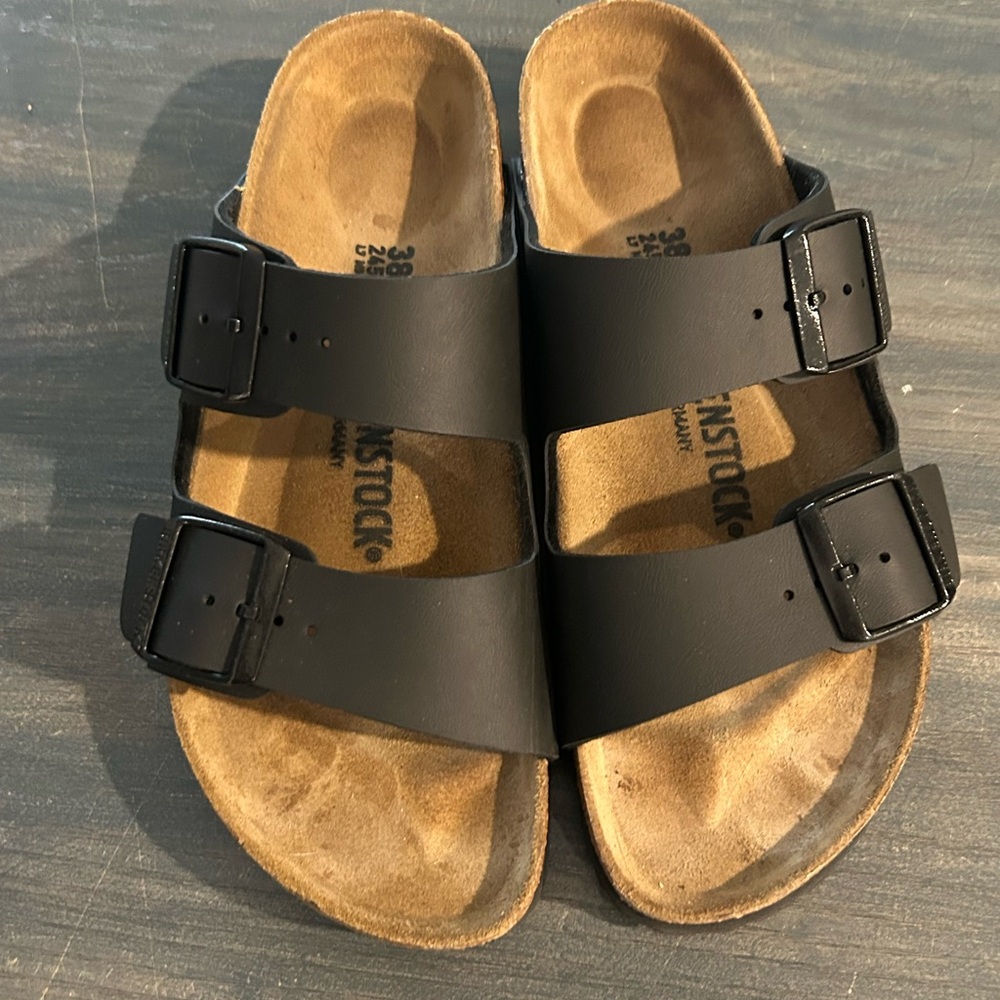 NWOT Birkenstock Black Sandals. Size 38. - Picture 3 of 6
